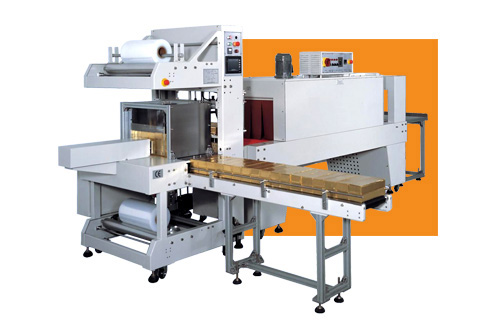 Automatic sleeve shrink machine-stacking